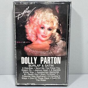 Dolly Parton Burlap & Satin Sealed New Cassette Tape